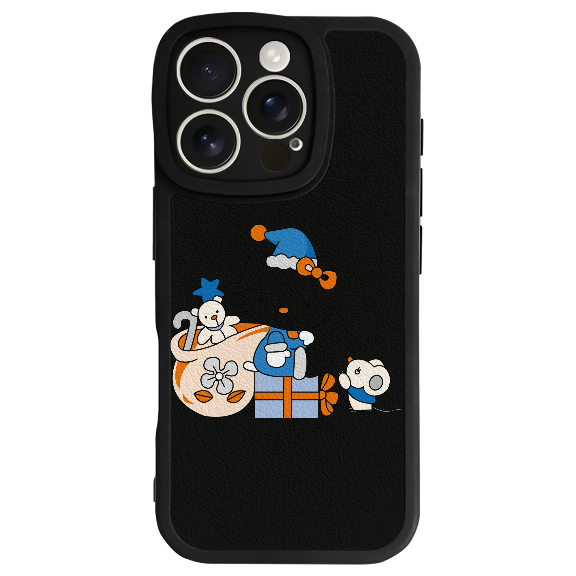 （画像用） Hello Kitty ハローキティ 【iPhone 16シリーズ対応】シリコンスマホケース（レザー調） 材質：シリコン